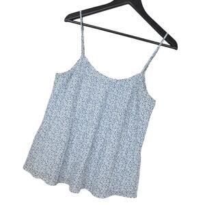 Abercrombie & Fitch Women's Sleeveless Crinkle Top Sz S Spaghetti Strap Floral